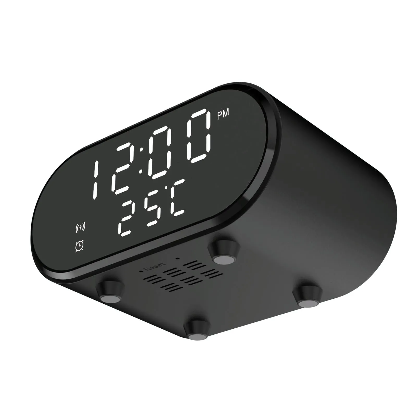 15W Wireless Charger With Mirror & Clock