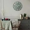 20" Arabic Wall Clock Seagrass