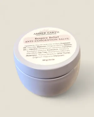 Amber Earth Essentials, Respire Relief Anti-Congestion Salve 100g