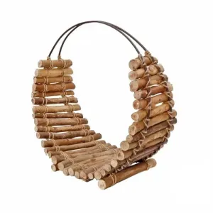 Babymoon Logs Wooden Swing | Wooden Properties | Baby Photography Props