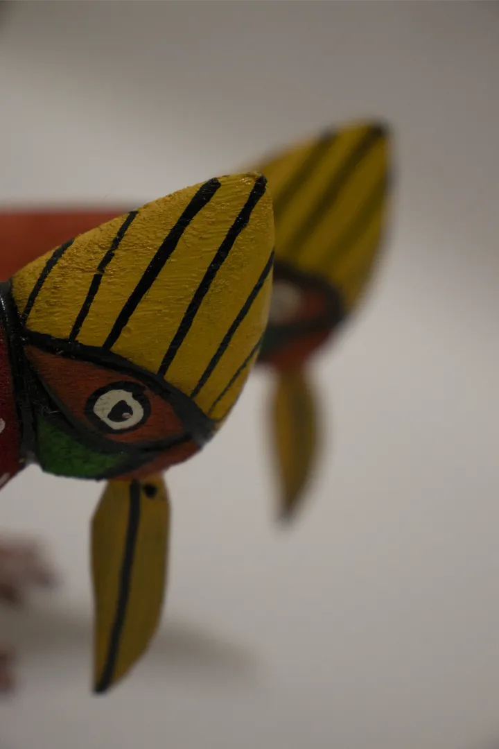 Bulbul Handmade Wooden Birds Set Of 2 Multi