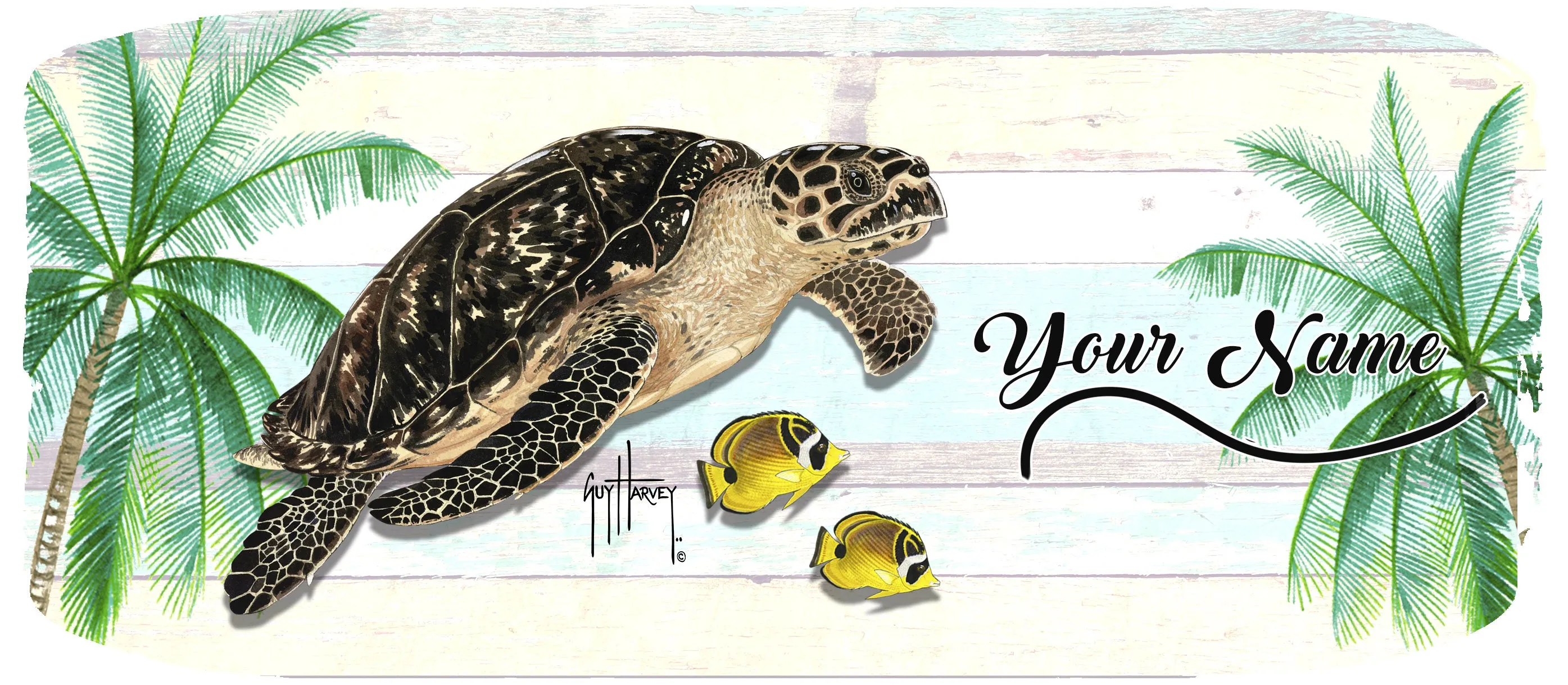 Custom Turtle Palm Coffee Mug
