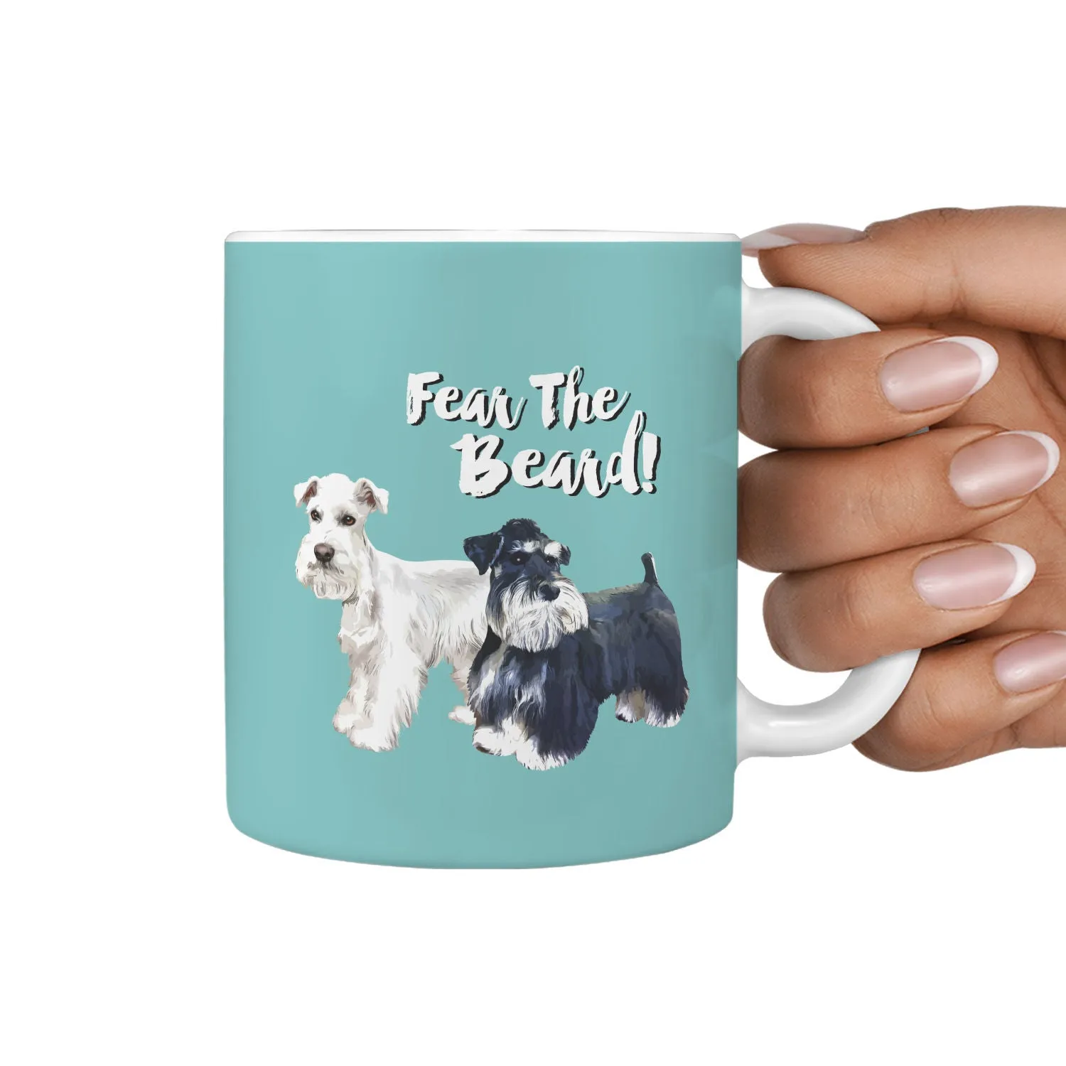 Fear The Beard Schnauzers Mug
