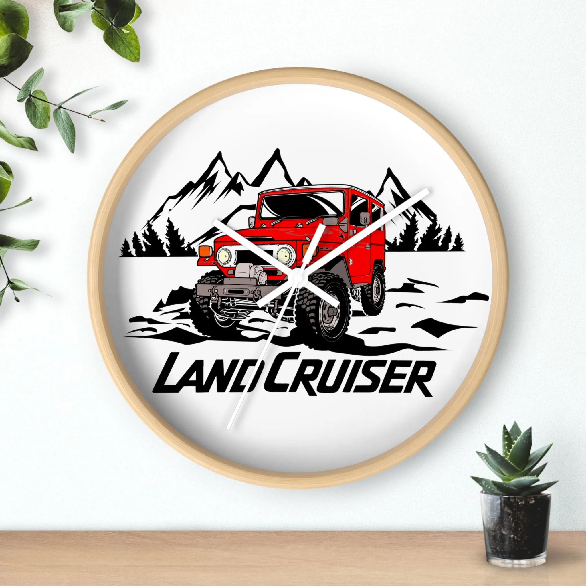 FJ40 Land Cruiser Mountains Wall Clock  - Reefmonkey