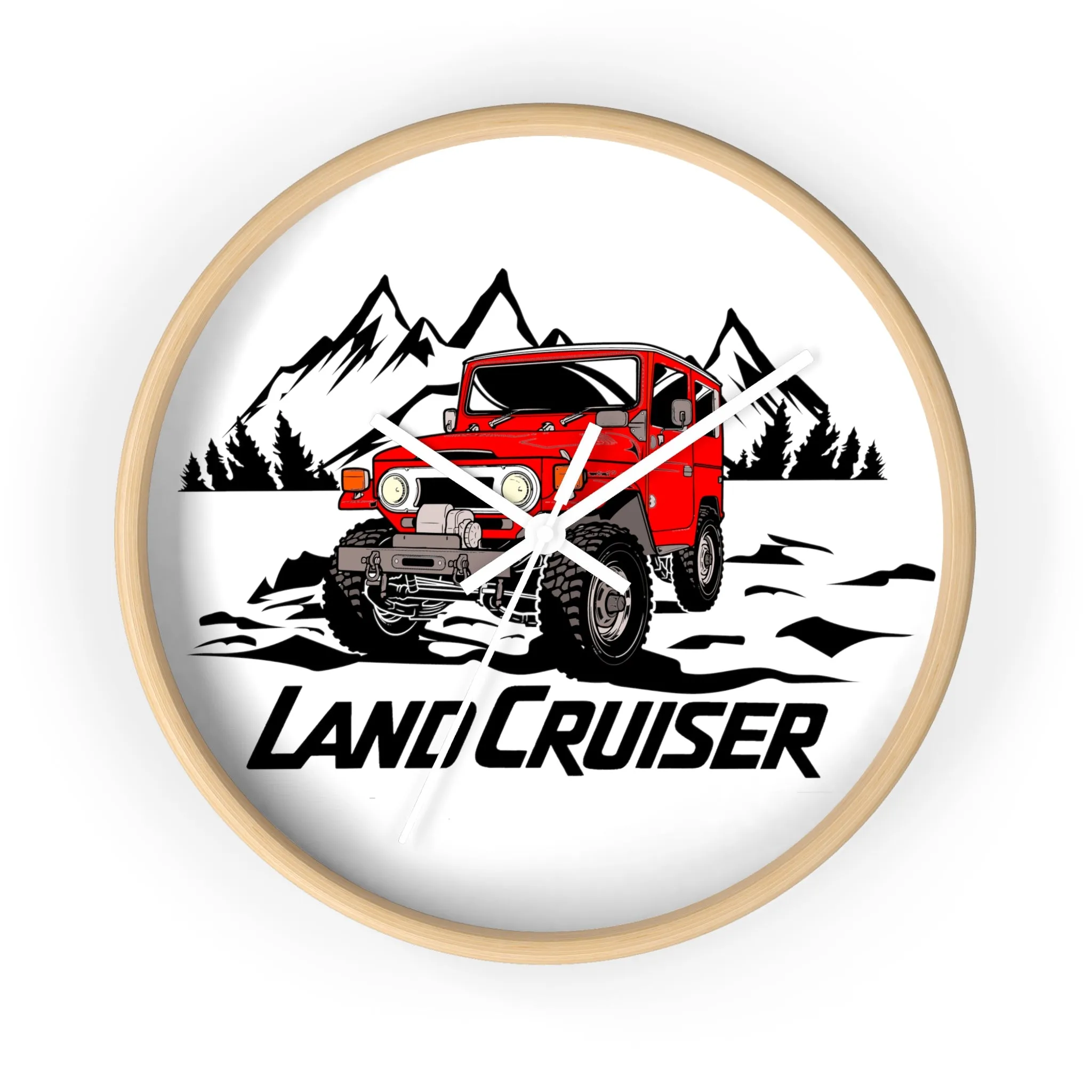 FJ40 Land Cruiser Mountains Wall Clock  - Reefmonkey