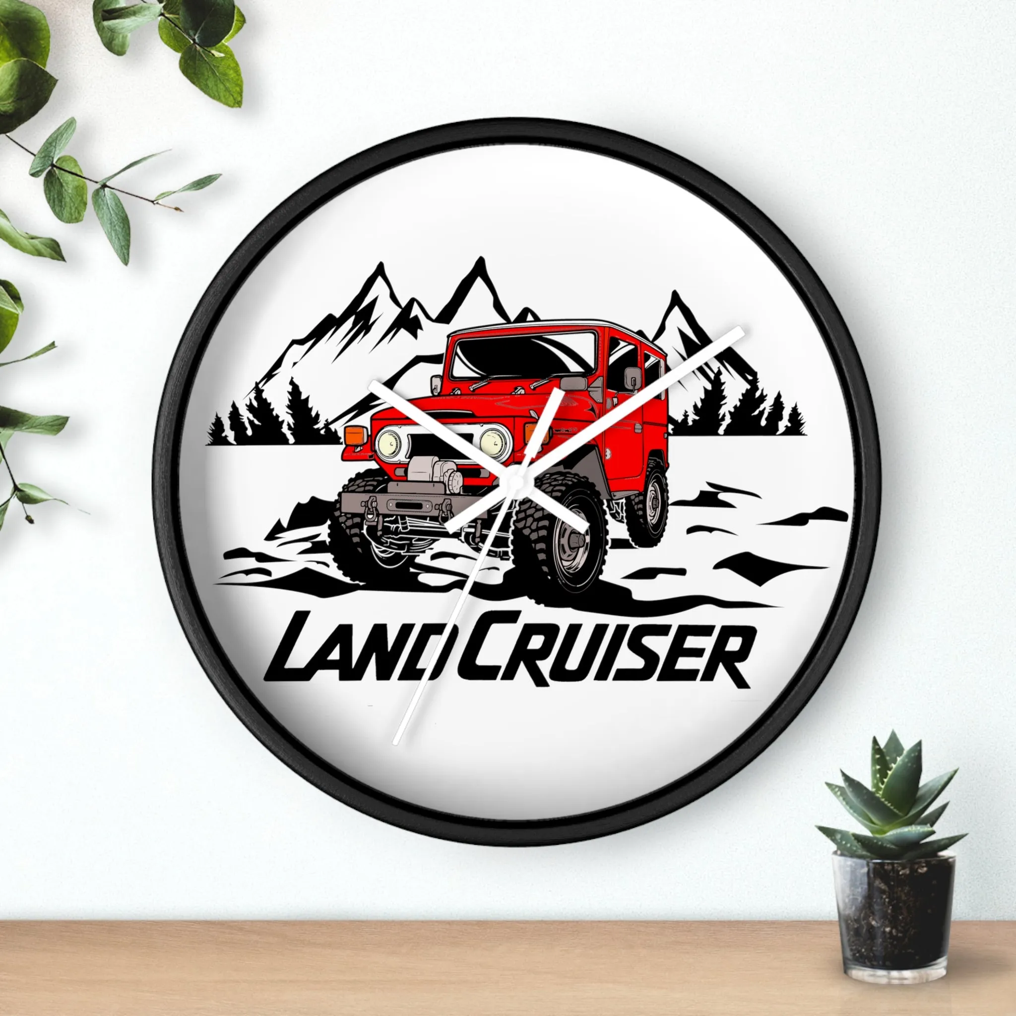FJ40 Land Cruiser Mountains Wall Clock  - Reefmonkey