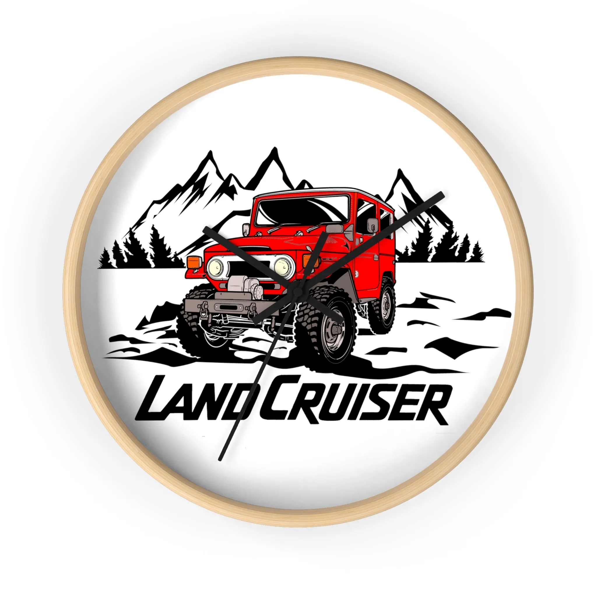FJ40 Land Cruiser Mountains Wall Clock  - Reefmonkey