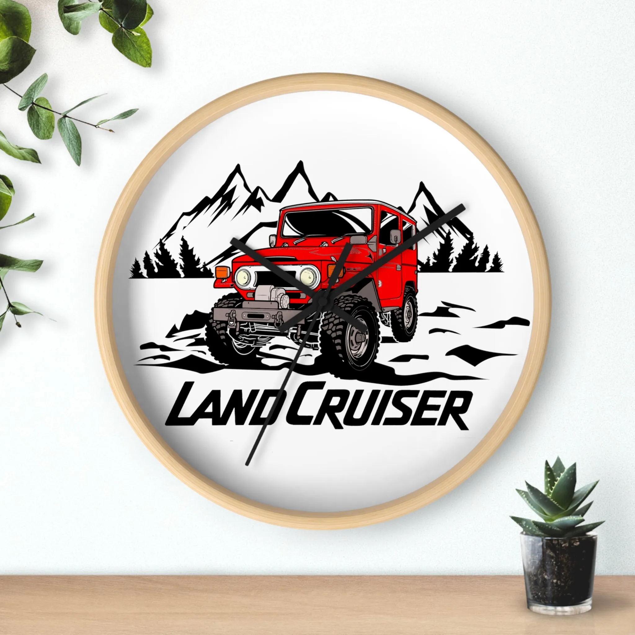FJ40 Land Cruiser Mountains Wall Clock  - Reefmonkey