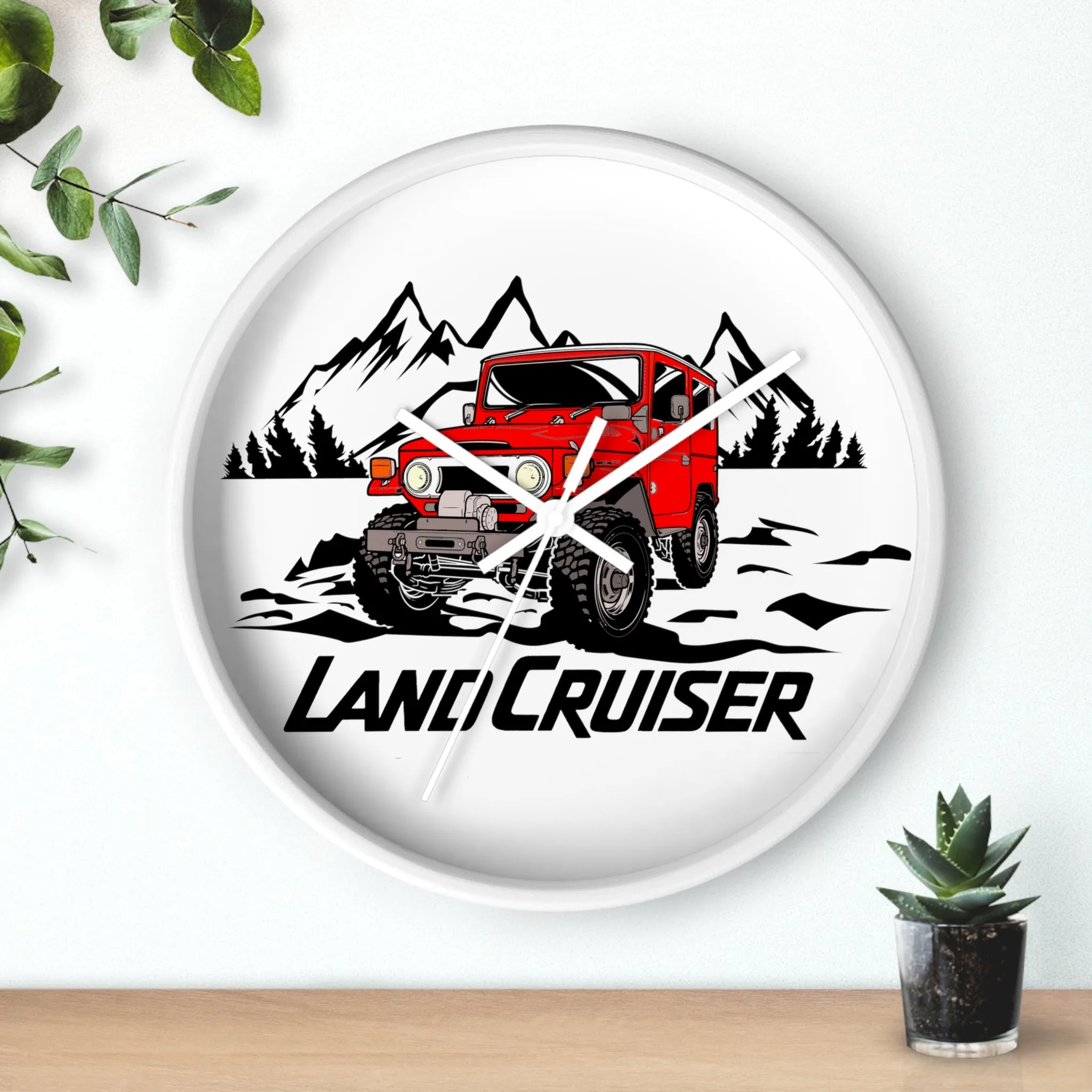 FJ40 Land Cruiser Mountains Wall Clock  - Reefmonkey
