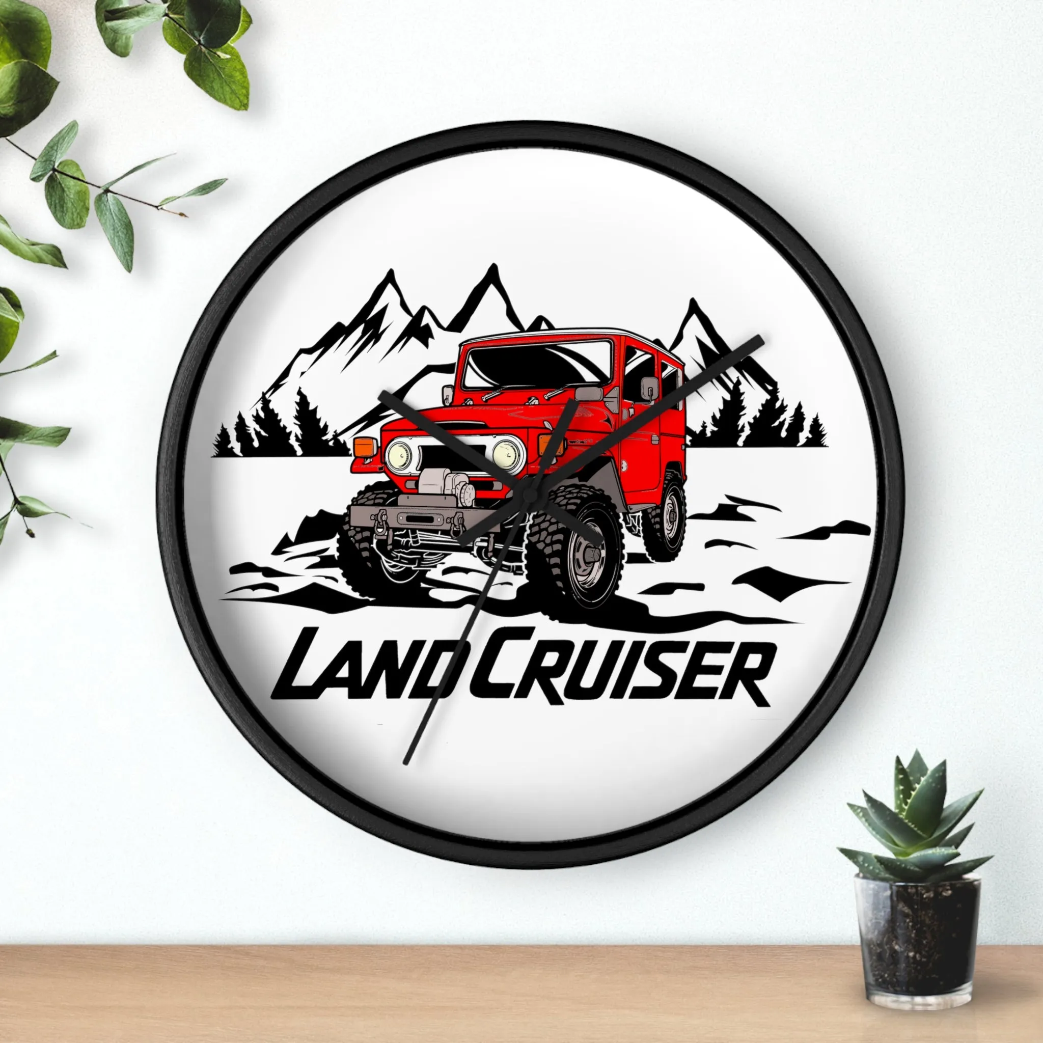 FJ40 Land Cruiser Mountains Wall Clock  - Reefmonkey