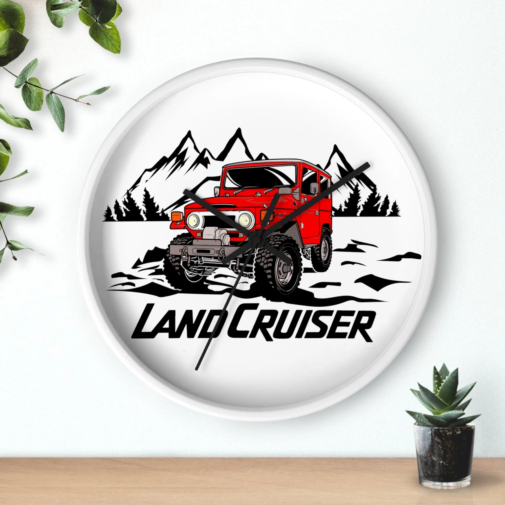 FJ40 Land Cruiser Mountains Wall Clock  - Reefmonkey