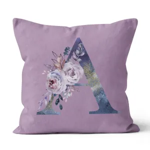 Floral Moon Personalized Nursery Pillow
