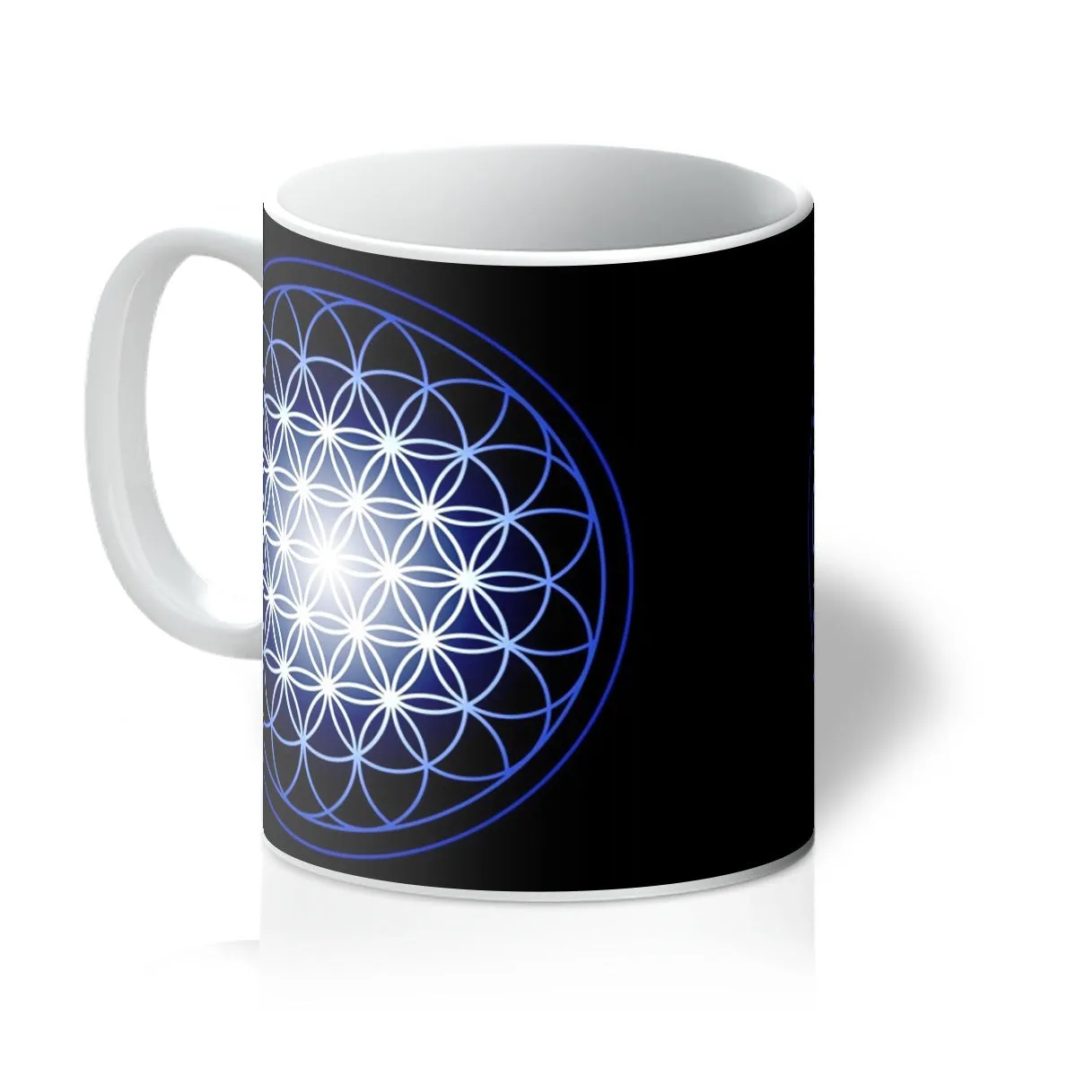 Flower of Life in Blue Mug Mug
