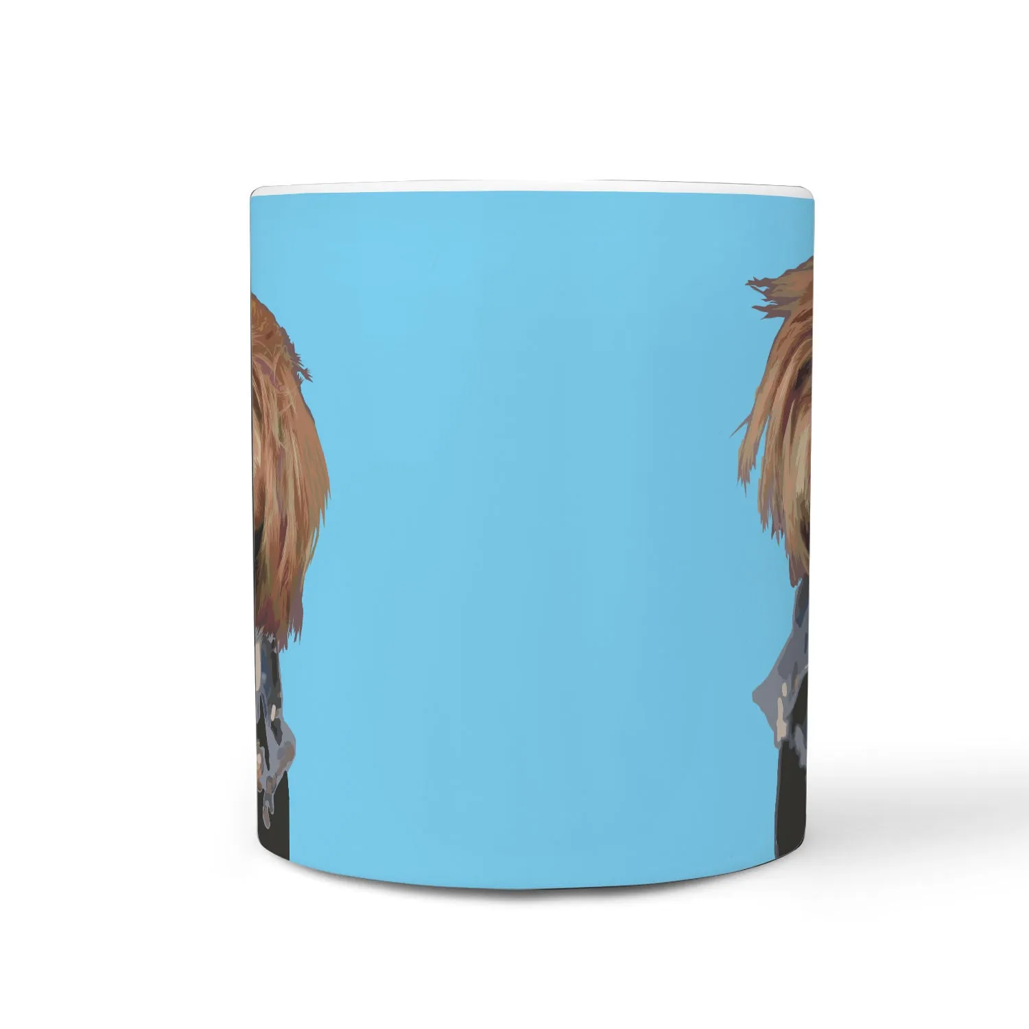 Funky Dog With Cool Hairdo Mug
