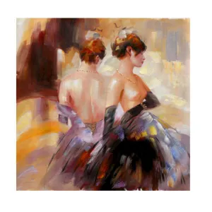 Handmade Abstract Oil Painting -لوحة زيتية تجريدية
