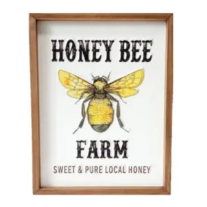 Honey Bee Sign Decor