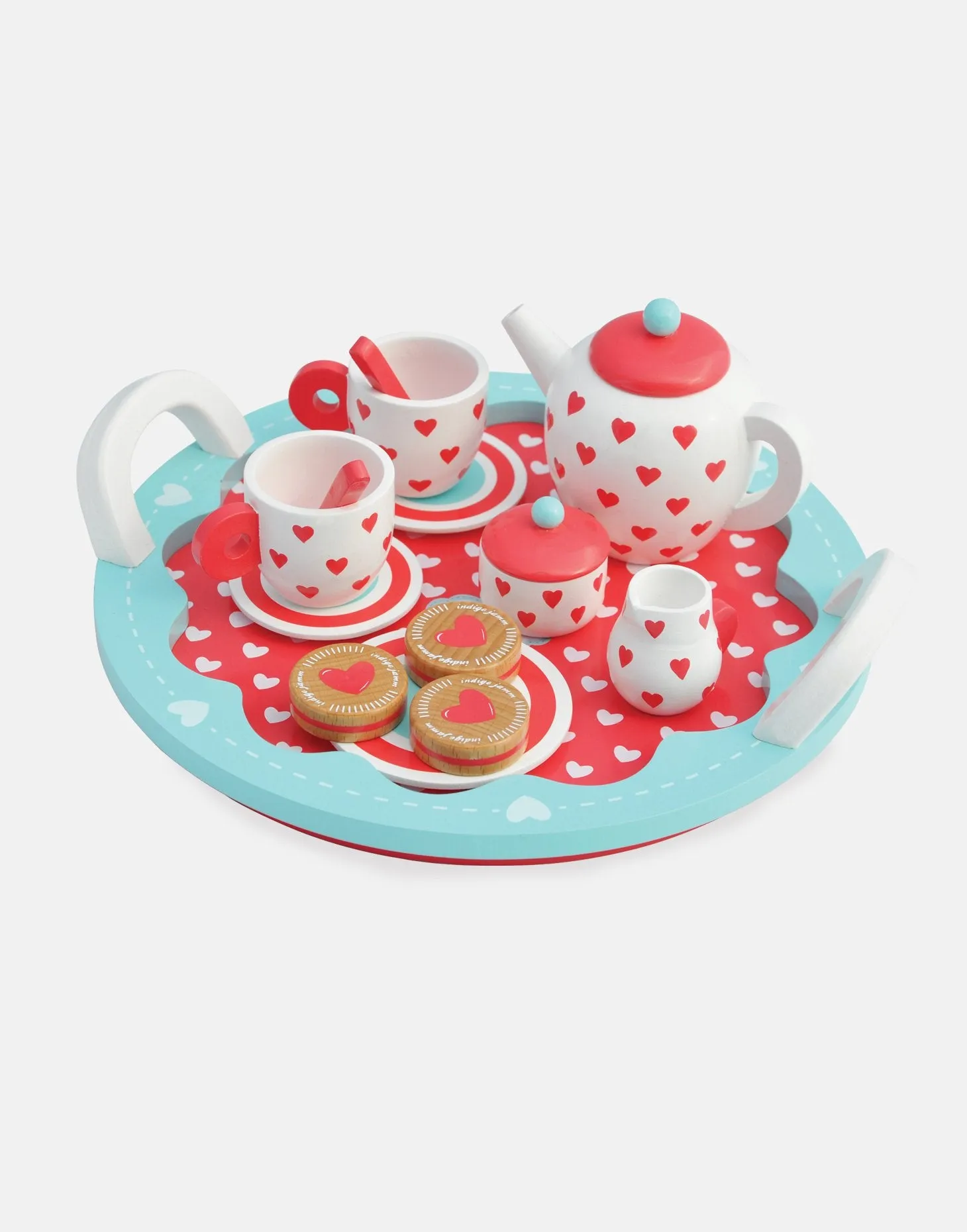 Indigo Jamm - Hearts Tea Set
