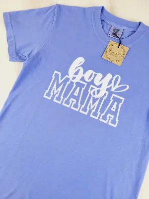 June & Co Designs, Boy Mama Blue T-Shirt