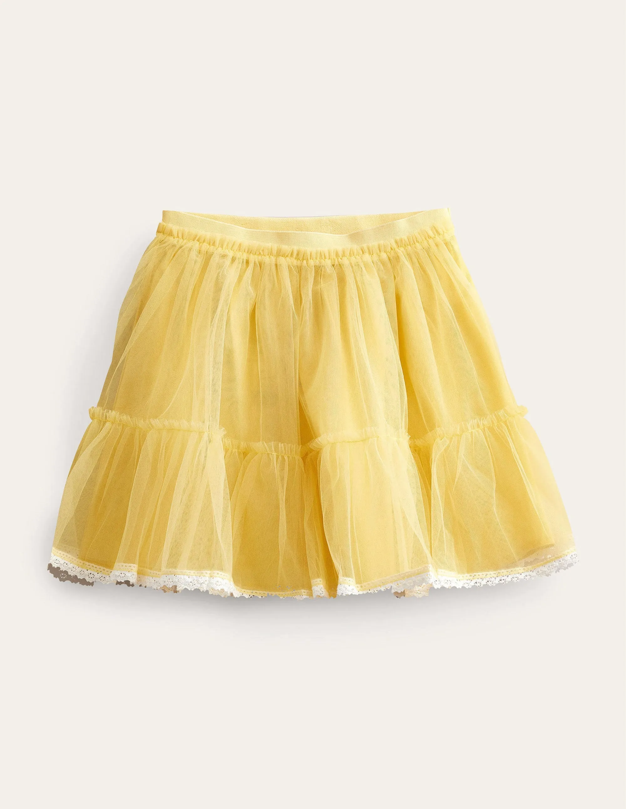 Mini Tiered Tulle Skirt-Spring Day Yellow