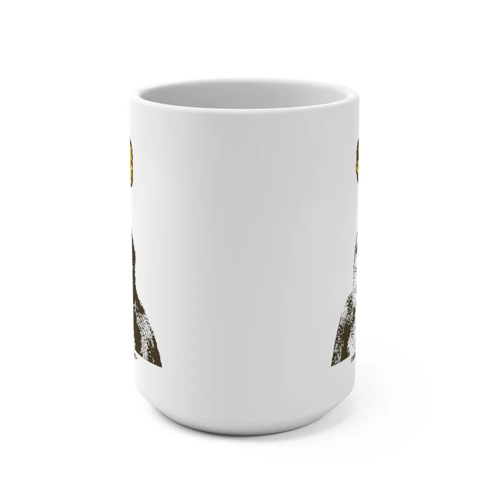 Monkey Coffee Mug Macaroni and Cheese Coffee Mug 15oz by Reefmonkey Artist Matt Lillis