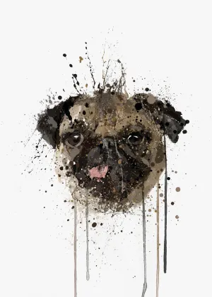 Pug Wall Art Print