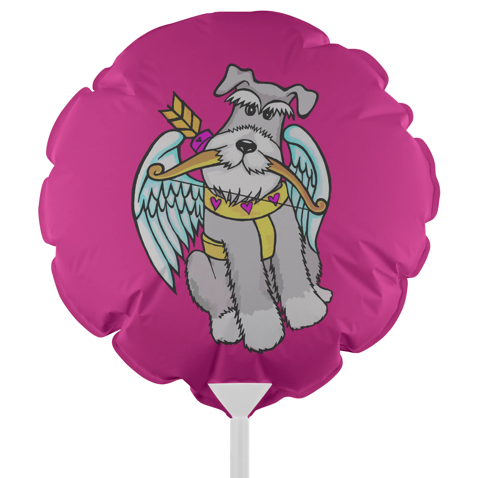 Schnauzer Cupid #2 Balloon