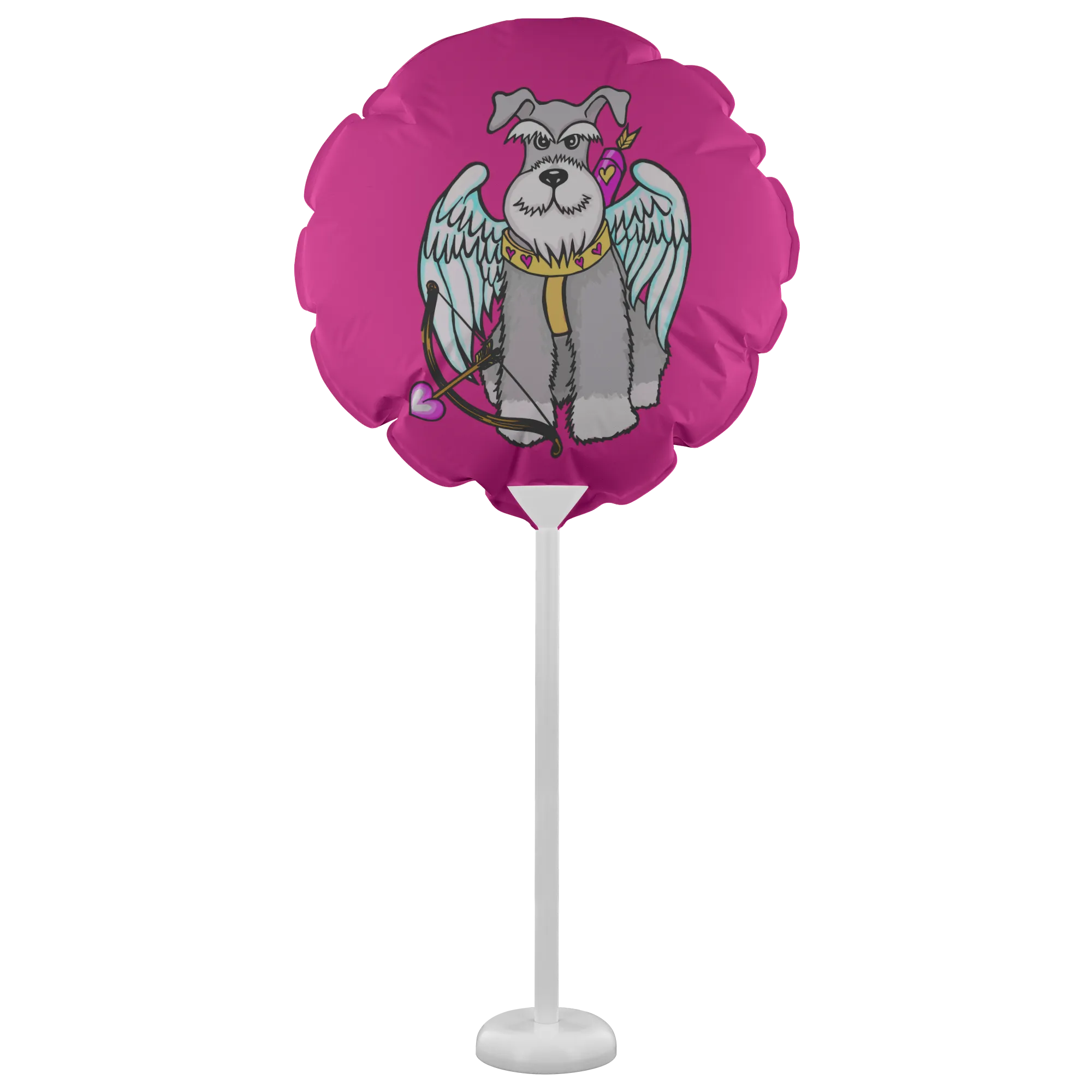 Schnauzer Cupid#1 Balloon