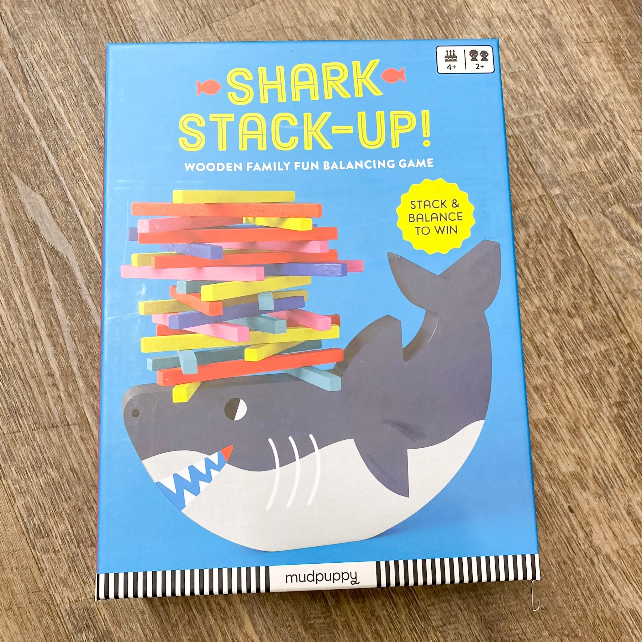 Shark Stack-up! Wooden Balancing Game
