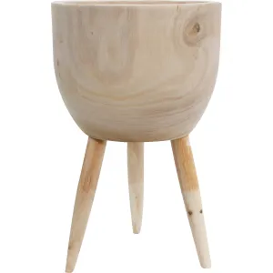 Tall Nat Timber Planter