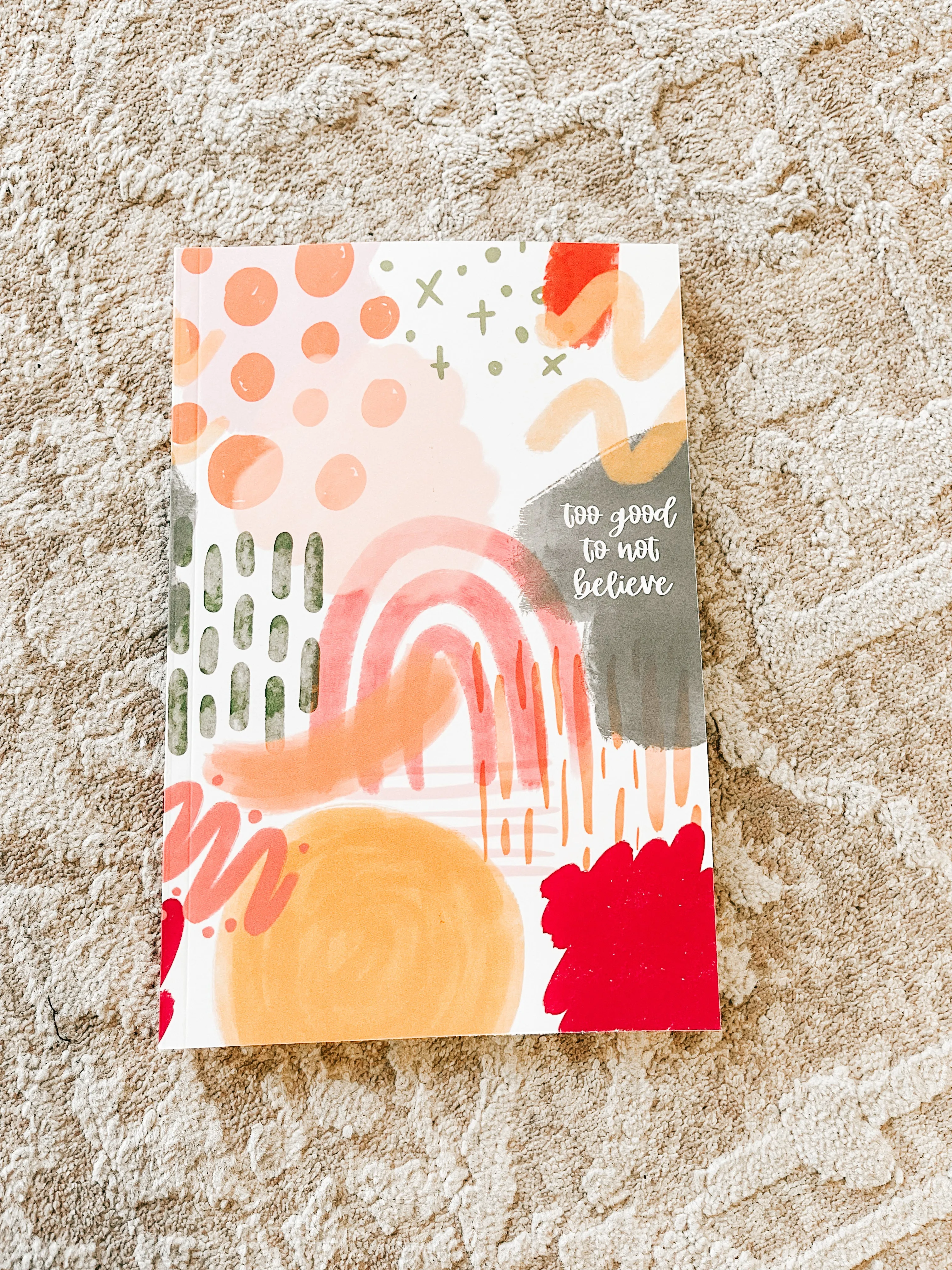 Too Good To Not Believe Notebook