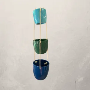 Triple Pot Hanging Planters